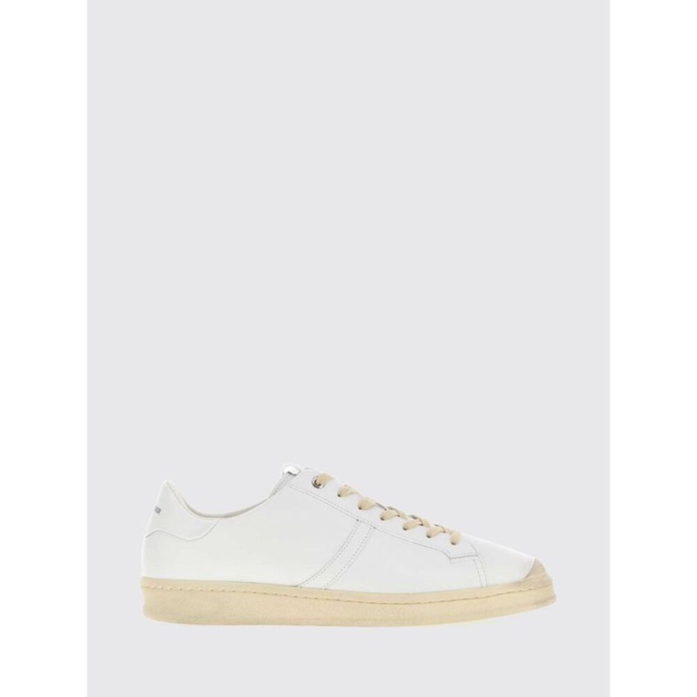 Jil Sander Men Low-Top Smooth Calfskin Sneakers Jil Sander With Rubber Sole